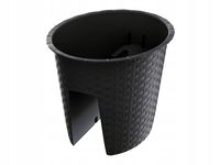 Doniczka na balustradę Ratolla DRLB300 | Umbra, Kształt Prostokątny, Wymiary 24x30x22.5 cm, Kolor Umbra, Prosperplast