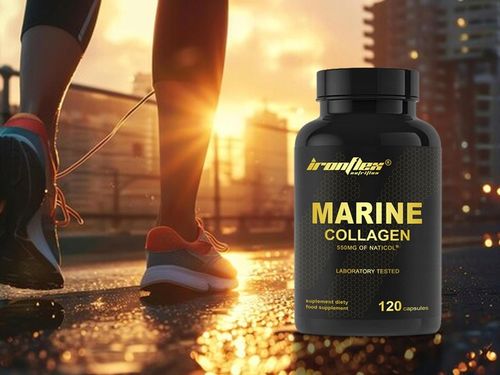 IRONFLEX COLLAGEN MARINE 120 kaps KOLAGEN RYBI MORSKI SKÓRA PAZNOKCIE WIT C na Arena.pl