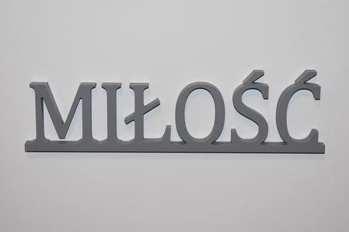Napis 3D Miłość na Arena.pl