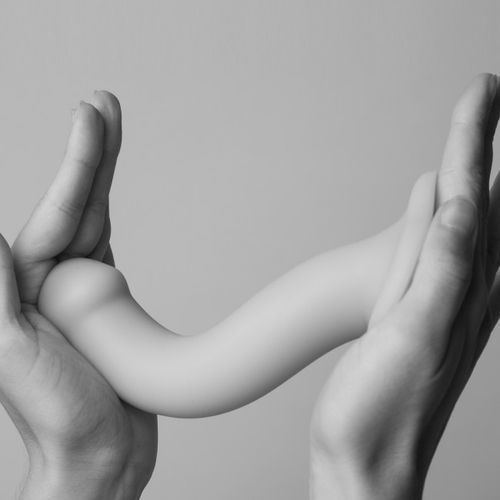 Silicone Bendable Dildo Double Density Caramel M na Arena.pl