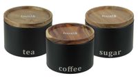 zestaw pojemników kuchennych husla black 73949