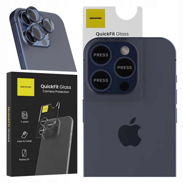 Spacecase Quickfit Camera Iphone 15 Pro/15 Pro Max Dark Blue zdjęcie 10