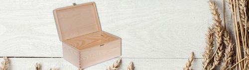 SKRZYNKA DREWNIANA PUDEŁKO Kufer Pojemnik 30x20 ORGANIZER DO DOMU DECOUPAGE na Arena.pl