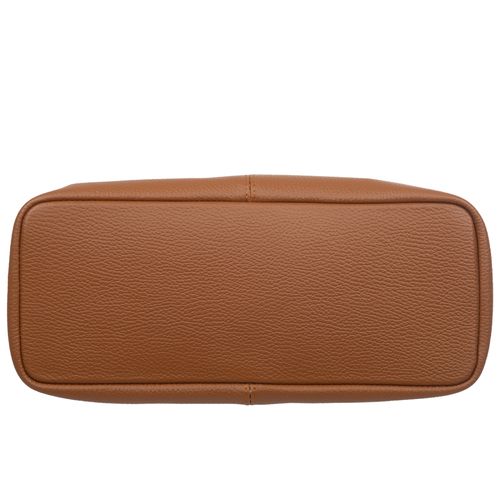 VERA PELLE torebka damska skórzana worek na ramię V708 czerwona na Arena.pl