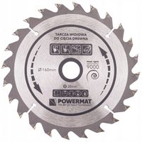 Tarcza WIDIOWA Do Drewna Piły Piła 160 x 20 mm 24Z/PM0878