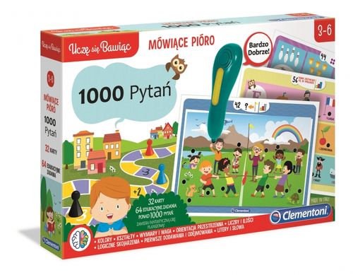 Mówiące pióro 1000 pytań gra edukacyjna  Clementoni#G2 na Arena.pl