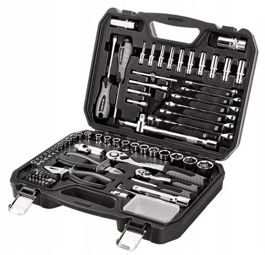 ZESTAW NARZĘDZI M4K GARAGE NEO TOOLS 90 el. WALIZKA KLUCZE NASADOWE 10-100 zdjęcie 12