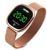 Zegarek damski bransoleta czytelna tarcza ekran dotykowy LED