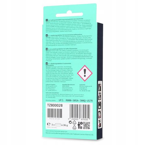 Tabletki odkamieniające SIEMENS TZ80002 2w1 na Arena.pl