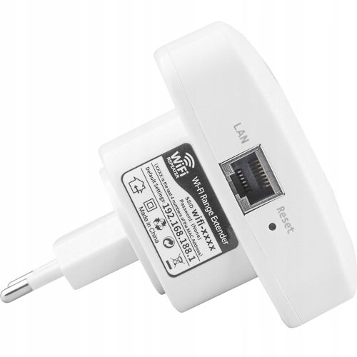 N300 WZMACNIACZ SYGNAŁU SIECI WiFi REPEATER EXTENDER SLIM liteOS 300Mbps na Arena.pl