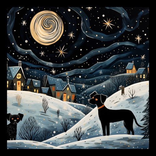 Plakat 30x30cm Nocny Psi Patrol na Arena.pl