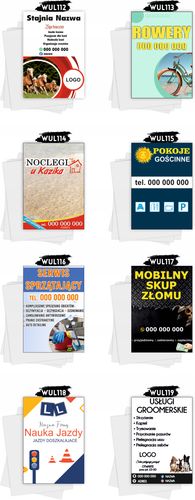 ulotki A6 reklamowe firmowe 100 szt różne wzory USŁUGI BUDOWLANE na Arena.pl