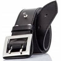 Pasek Męski MOCNY Czarny WOJSKOWY Oficerski Spodni JEANS BOJOWEK