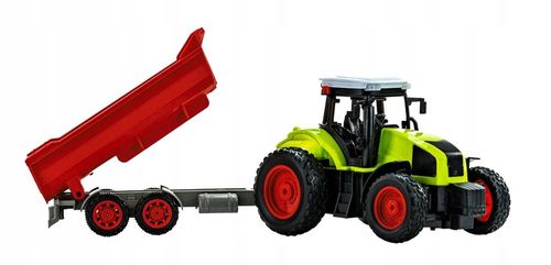 ZDALNIE STEROWANY TRAKTOR Z WYWROTKĄ ZABAWKA DLA DZIECI PREZENT AKUMULATOR na Arena.pl