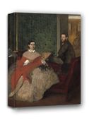 Edmondo and Thérèse Morbilli, Edgar Degas - obraz na płótnie 30x40 cm