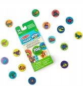 Sticker WOW 200szt naklejek MINI KIĄŻECZKA DINOZAUR Uzupełnienie Naklejki