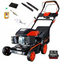 MOCNA KOSIARKA SPALINOWA NAPĘD 42cm GERMAN 7KM 10w1 + LICZNIK MOTOGODZIN HI