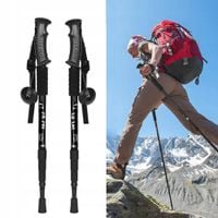 2szt Kije Trekkingowe Składane Regulowane Kijki Nordic Walking do Chodzenia
