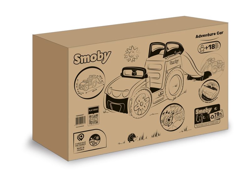 Smoby Samochód Przygód 3w1 zdjęcie 10