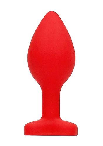 diamond heart butt plug - regular - red na Arena.pl