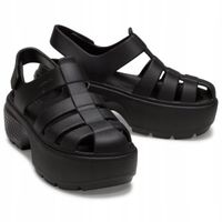 Damskie Buty Sandały Platforma Crocs Stomp Fisherman 209938 Sandal 42-43