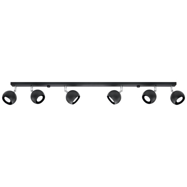 Plafon OCULARE 6L czarny zdjęcie 1