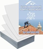 Ulotki A6 reklamowe firmowe 100 szt projekt w cenie USŁUGI BUDOWLANE