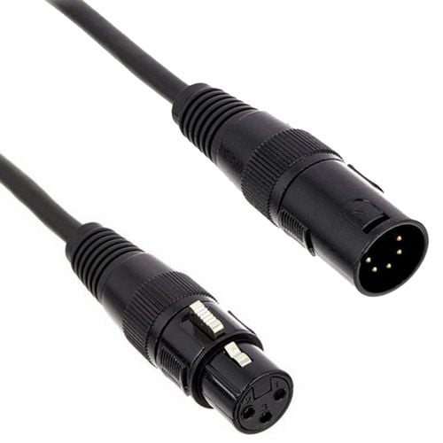 Kabel przejściówka DMX do świateł oświetlenia XLR 5-pin XLR 3-pin pro snake na Arena.pl
