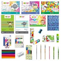 WYPRAWKA SZKOLNA XXL duży zestaw przyborów szkolnych do szkoły