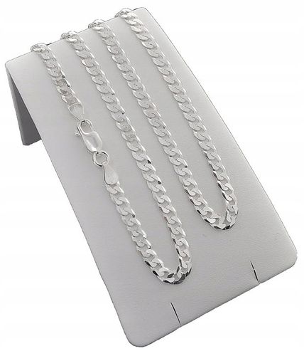 SREBRNY MĘSKI OKAZAŁY ŁAŃCUSZEK PANCERKA 045/55cm DLA NIEGO SREBRO 925 na Arena.pl