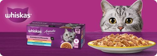 SASZETKI WHISKAS AROMATIC SELECTION AROMATYCZNA MIESZANKA W SOSIE na Arena.pl