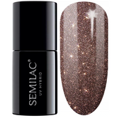Semilac 333 Lakier hybrydowy Shine Brown 7ml