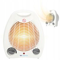 TERMOWENTYLATOR FARELKA GRZEJNIK ELEKTRYCZNY 2000W 3 POZIOMY Z TERMOSTATEM