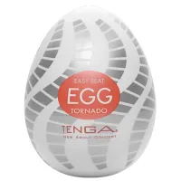 tenga egg tornado - elastyczna nakładka intymna, 1 szt.