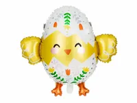 Balon foliowy pisanka kurczaczek pisklę, 78,5x64,5 cm