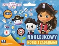 koci domek gabi naklejkowy notes z zadaniami 4412