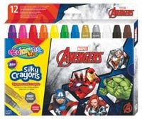 kredki  12 świecowe colorino disney avengers żelowe wykręcane