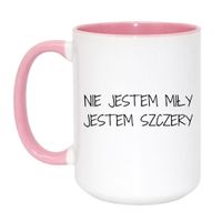 Duży Biało-Różowy 450 ml