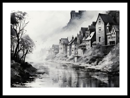 Plakat 42x29,7cm Mglisty Refleks na Arena.pl