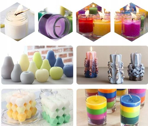 Zestaw barwników do świec wosku żelu 12 kolorów na Arena.pl