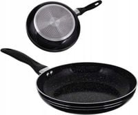 Patelnia ALUMINIOWA 30cm POWŁOKA MARMUROWA NON-STICK ZMYWARKA GAZ INDUKCJA