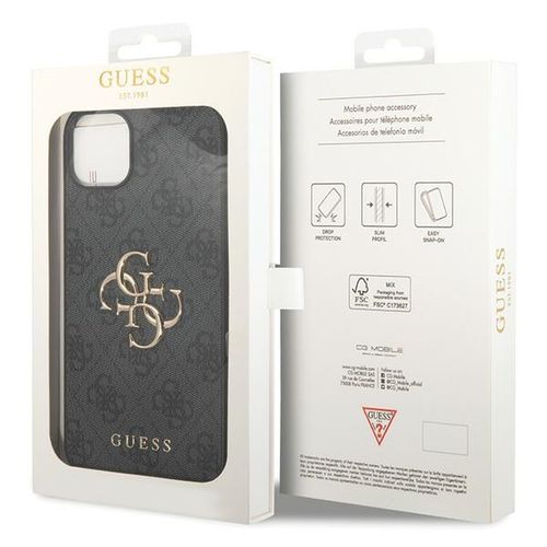 Etui Guess do iPhone 15, iPhone 14, iPhone 13, Szary na Arena.pl