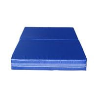 składana mata udarowa master t21 - 200 x 120 x 20 cm - niebieska