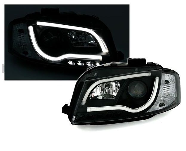 Lampy Reflektory AUDI A3 8P 03-08R LED do DZIENNEJ zdjęcie 2
