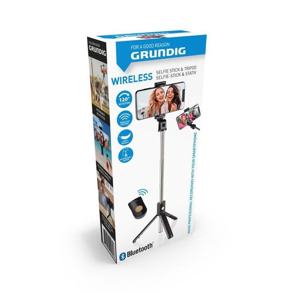 Grundig - Statyw na smartfon / selfie stick Bluetooth zdjęcie 1