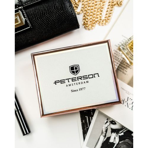 elegancki, mały portfel damski ze skóry ekologicznej w czarnym kolorze na Arena.pl