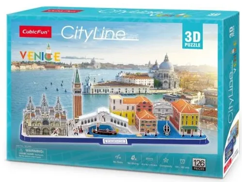 Puzzle 3D 126 elementów. City Line. Wenecja zdjęcie 2