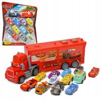 TIR MANIEK Z NAPĘDEM + AUTA ZESTAW 13w1 CARS