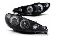 Lampy Reflektory PEUGEOT 206 OD 2002- H7/H7 RINGI