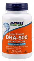 NOW FOODS DHA-500 90SG KWASY TŁUSZCZONE OMEGA-3
